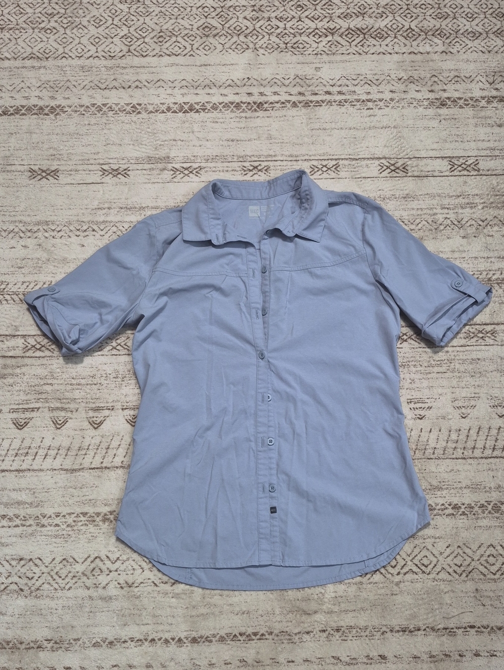 MEC Women's Light Blue Button-Down Shirt